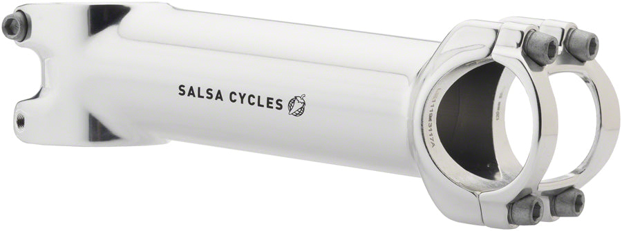 Salsa Guide 6 1 8" Aluminum 120mm Threadless Stem 31.8mm Clamp 1 1/8 in Silver