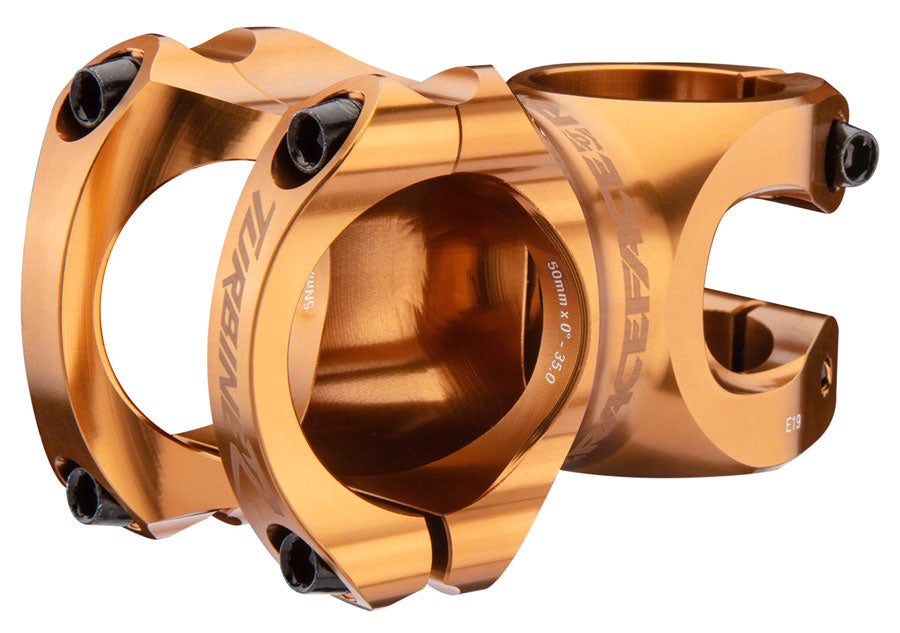 Raceface Turbine R 0 1 8" 32mm Threadless Stem 35mm Clamp 1 1/8 in Steerer Gold