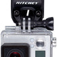 Ritchey Universal Stem Face Plate Accessory Mount: GoPro, Black
