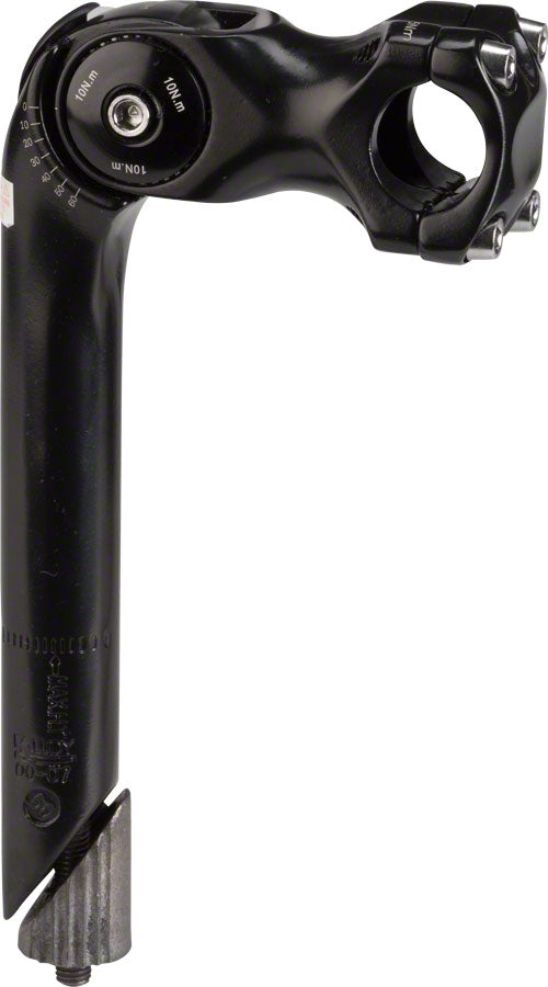 Kalloy 820 Adjustable Stem 100mm Stem 25.4mm Clamp 1 in Steerer Black