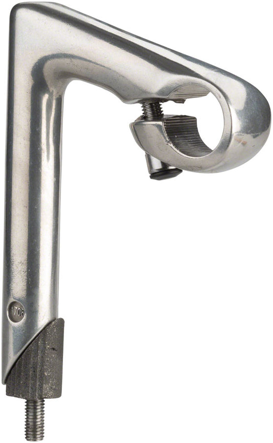 Kalloy Road Quill Stem 80mm Stem 25.4mm Clamp 1 in Steerer Silver