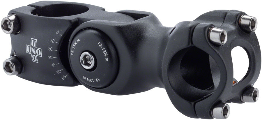 Kalloy 820 Adjustable Stem 90mm Stem 25.4mm Clamp 1 1/8 in Steerer Black