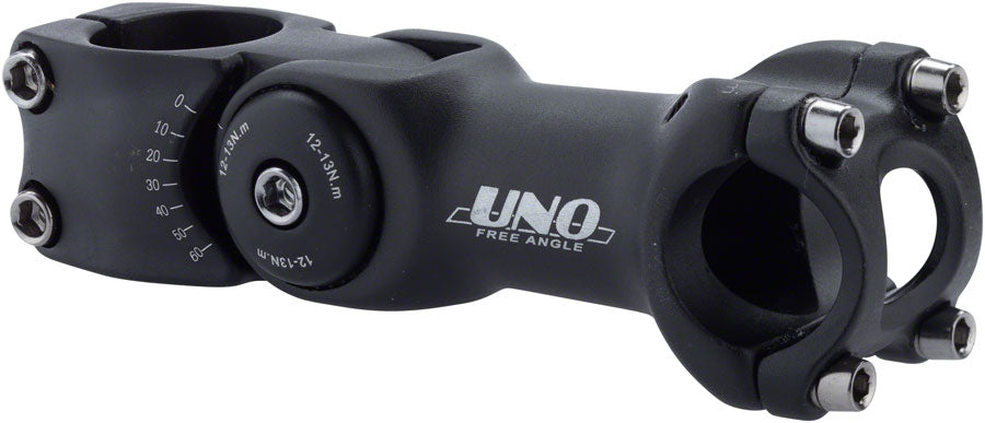 Kalloy 820 Adjustable Stem 110mm Stem 25.4mm Clamp 1 1/8 in Steerer Black