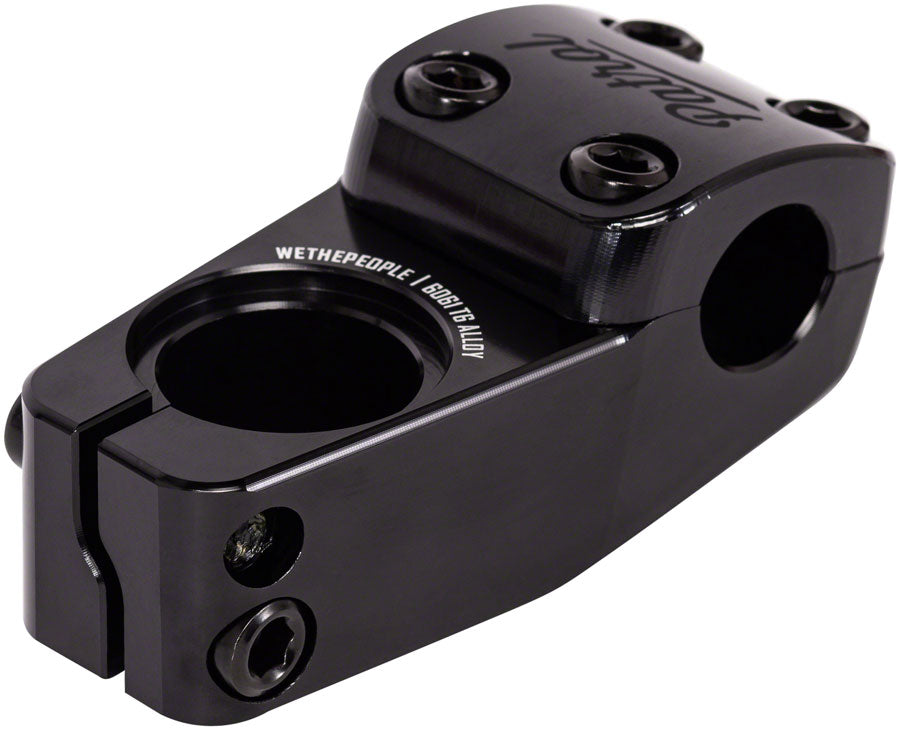 We The People Patrol rise 47.5mm Top Load Stem 22.2mm Clamp 1 1/8 in Black