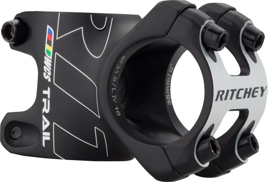 Ritchey WCS Trail Stem 35mm Threadless Stem 31.8mm Clamp 1 1/8 in Steerer Black