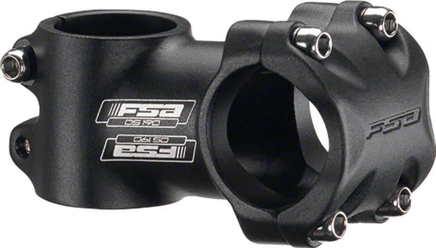 FSA Full Speed Ahead Omega 6 1 8" Alloy 90mm Threadless Stem 31.8mm 1 1/8 Black