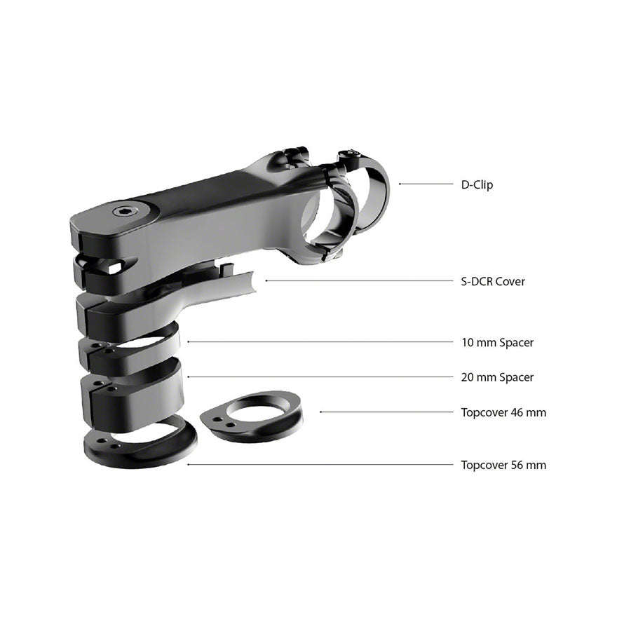 Deda Elementi Superbox Stem - 100mm, 31.7mm, +/-18, 1 1/8