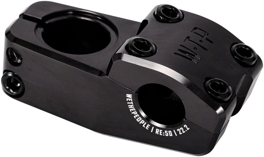 We The People Logic Top Load Stem 22.2mm Clamp 1 1/8 in Steerer Black