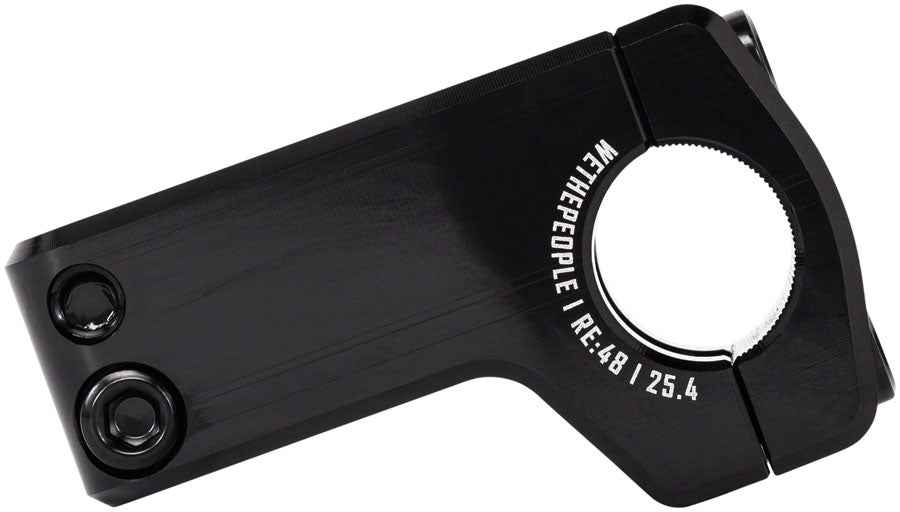 We The People Logic Front Load Stem 22.2mm Clamp 1 1/8 in Steerer Black