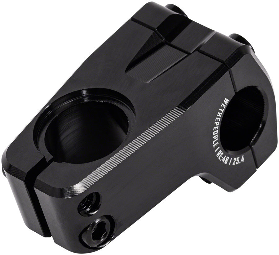 We The People Logic Front Load Stem 22.2mm Clamp 1 1/8 in Steerer Black