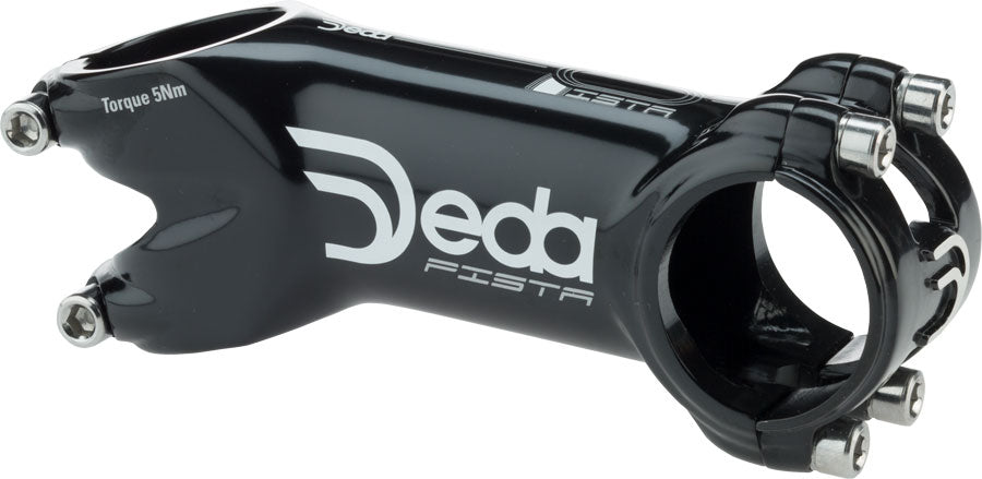 Deda Elementi Pista Stem - 90mm, 31.7 Clamp, +/-20, 1 1/8", Alloy, Black Polish