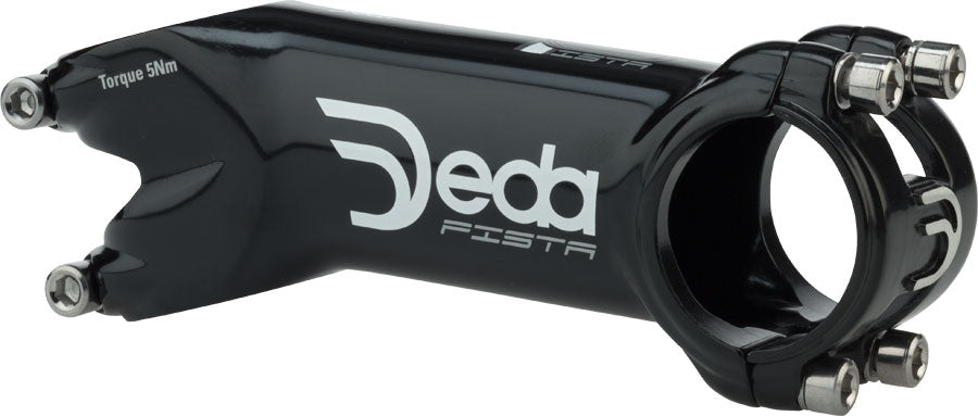 Deda Elementi Pista 31.7 20 1 8" Alloy Polish 110mm Threadless Stem 1 1/8 Black