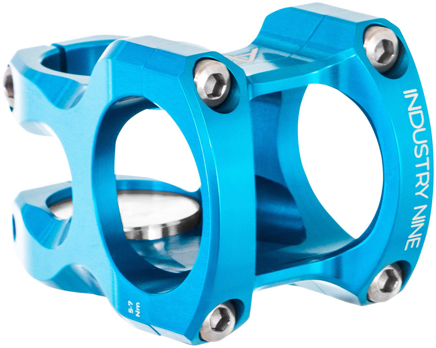 Industry Nine A35 8 1 8" Aluminum Turquoise 40mm Threadless Stem 35mm 1 1/8 Blue