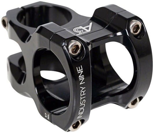 Industry Nine A318 4.4 1 8" Aluminum 50mm Threadless Stem 31.8mm 1 1/8 in Black