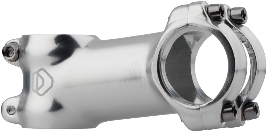 Dimension 7 1 8" Alloy 100mm Threadless Stem 31.8mm Clamp 1 1/8 in Silver