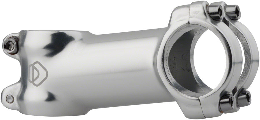 Dimension 7 1 8" Alloy 80mm Threadless Stem 31.8mm Clamp 1 1/8 in Steerer Silver