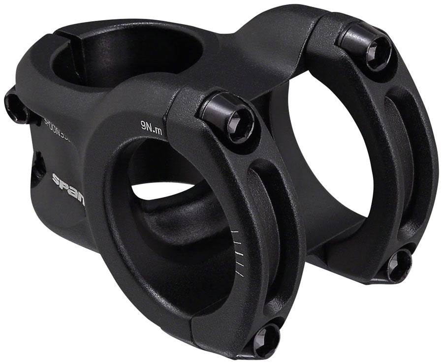 Spank Spoon 350 0 45mm Threadless Stem 35mm Clamp 1 1/8 in Steerer Black