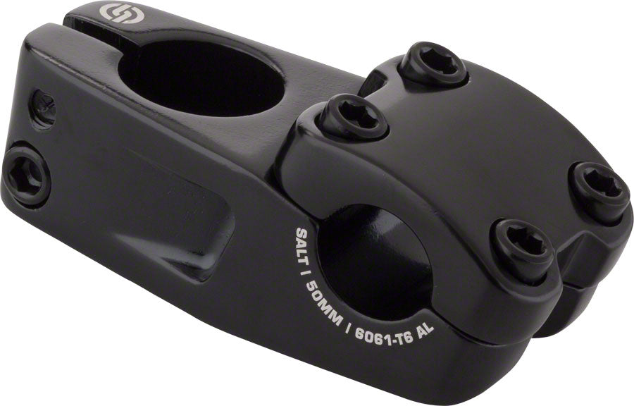 Salt Comp Topload Reach 50mm Top Load Stem 22.2mm Clamp 1 1/8 in Steerer Black