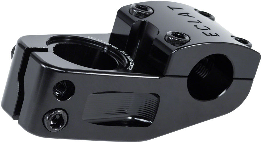 Eclat Domain BMX Reach Topload 52mm Top Load Stem 25.4mm Clamp 1 1/8 in Black