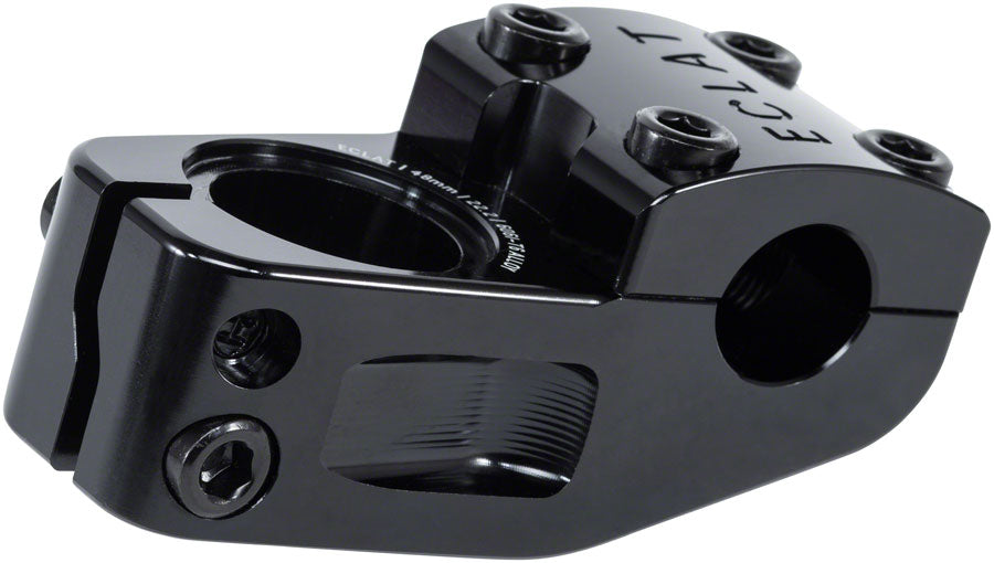 Eclat Domain BMX Reach Topload 48mm Top Load Stem 22.2mm Clamp 1 1/8 in Black