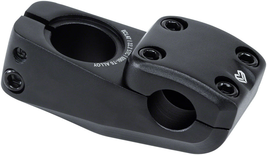 Eclat Onyx Rise Reach 33mm Top Load Stem 22.2mm Clamp 1 1/8 in Steerer Black