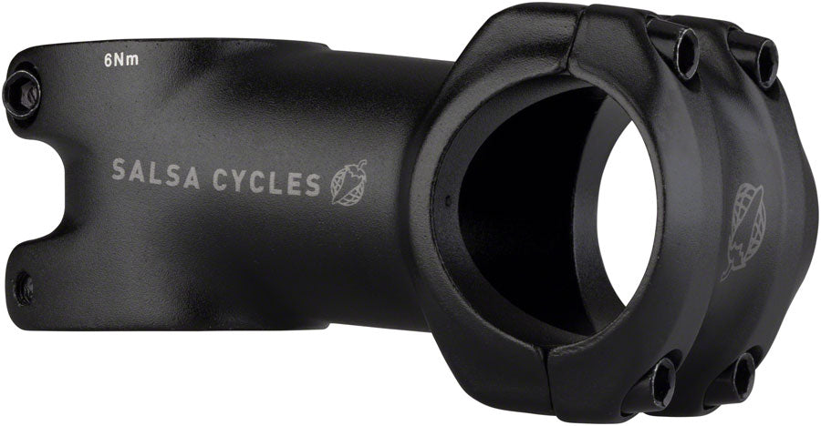 Salsa Guide 6 1 8" Aluminum 60mm Threadless Stem 31.8mm Clamp 1 1/8 in Black