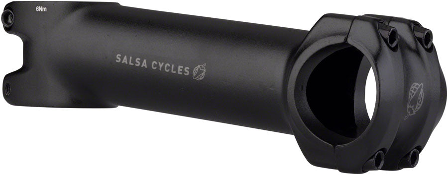 Salsa Guide 6 1 8" Aluminum 120mm Threadless Stem 31.8mm Clamp 1 1/8 in Black