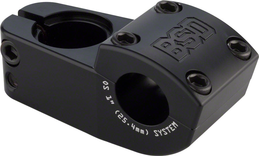 Bsd Levelled 1" Top Load Stem 25.4mm Clamp 1 1/8 in Steerer Black