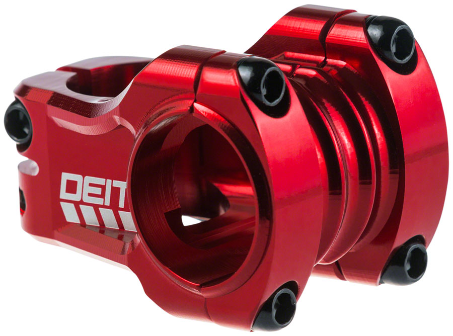 DEITY Copperhead Stem - 35mm, 31.8 Clamp, +/-0, 1 1/8", Aluminum, Red