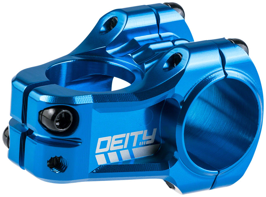 Deity Components DEITY Copperhead 0 1 8" Aluminum 55mm Threadless Stem Blue