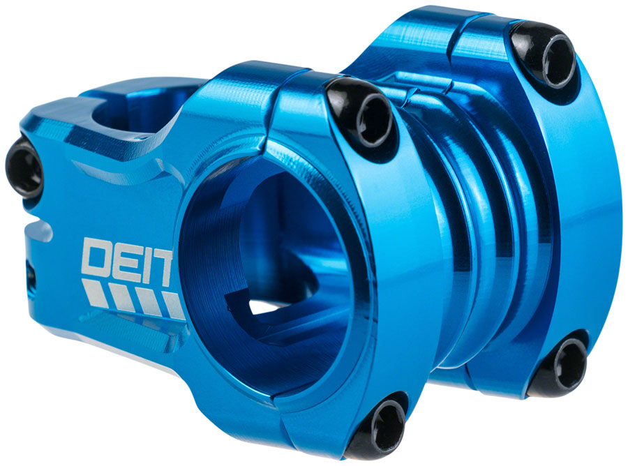 Deity Components DEITY Copperhead 0 1 8" Aluminum 55mm Threadless Stem Blue