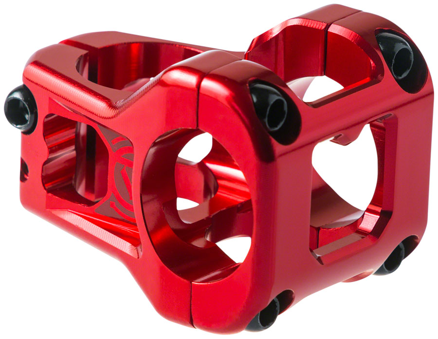Deity Components DEITY Cavity 0 1 8" Aluminum 1 55mm Threadless Stem 31.8mm Red