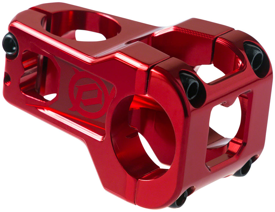 DEITY Cavity Stem - 50mm, 31.8 Clamp, +/-0, 1 1/8", Aluminum, Red