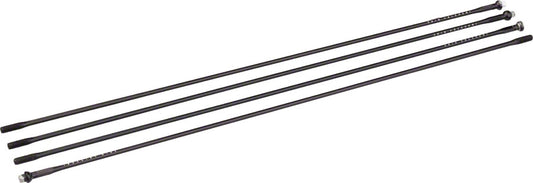 Industry Nine EN305 BC360 and BC450 29" Spoke Kit: 297 and 299mm, 4pcs, Black