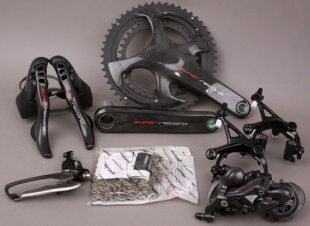 3DHerb Lot 2 Garde-Chaîne Dérailleur Campagnolo Super Record 2009-2014 - Fibre Carbone Fabriqué Allemagne