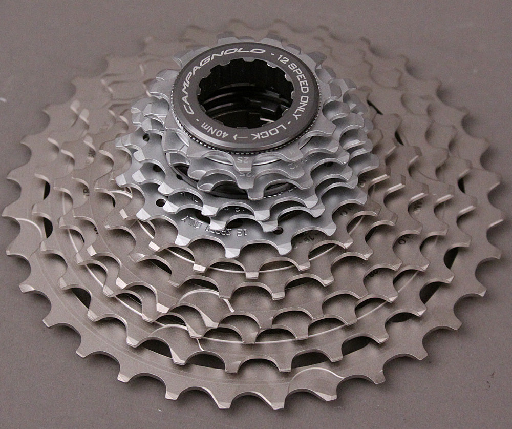Campagnolo Super Record 12 speed cassette 11-34 w/ lockring