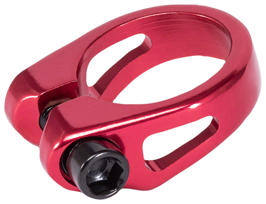 Salt AM Seatpost Clamp - 28.6mm, Red