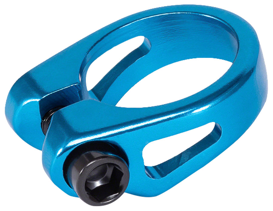 Salt AM Seatpost Clamp - 28.6mm, Blue