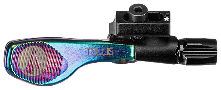 SDG Tellis Dropper Post Remote - Adjustable, Matchmaker, W/ Fuel Colorway Paddle