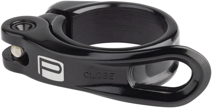 Promax QR-1 Quick Release Seatpost Clamp - 34.9mm, Black