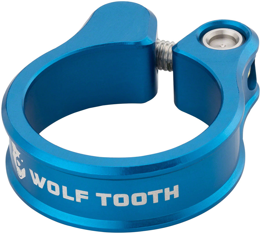 Wolf Tooth Seatpost Clamp 34.9mm Blue