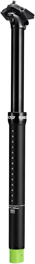 SDG Tellis Dropper 30.9mm 170mm Seatpost Black