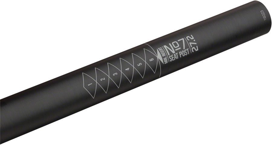 WHISKY No.7 Carbon Seatpost - 27.2 x 400mm, 0mm Offset, Matte Carbon