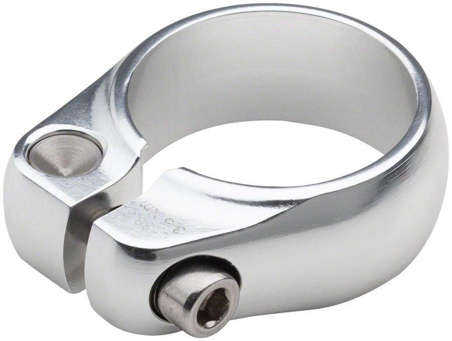Salsa Lip-Lock Seat Collar 33.3mm Silver