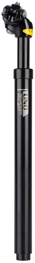 Kalloy Uno Comfort Sus 27.2mm 350mm Setback Seatpost Black