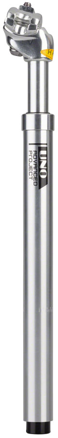 Kalloy Uno Comfort Sus 27.2mm 350mm Suspension Seatpost Silver
