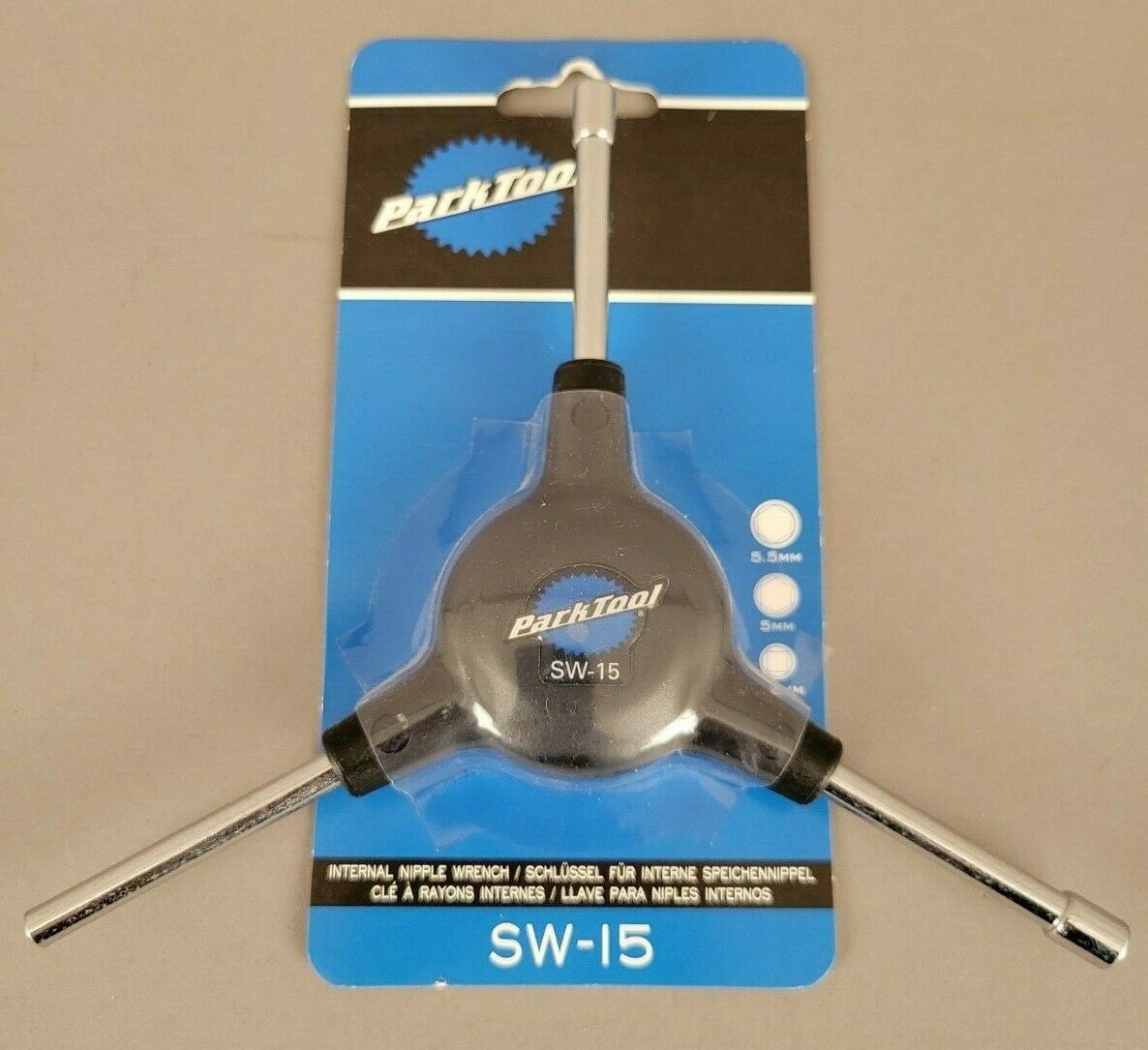 Park Tool SW-15C Three Way Internal Nipple Wrench