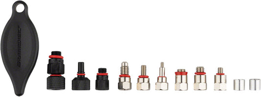 Jagwire Elite Mineral Oil Bleed Kit Replacement Fittings Set for Shimano, Magura, Tektro, Campagnolo