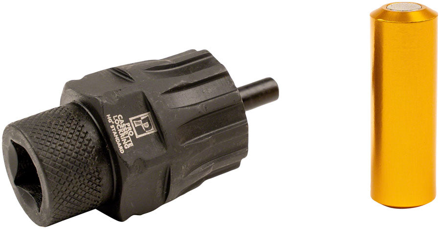 Pedros Pro Cassette Lockring Socket With Pin Fw / Fixed / Cass Tools, Freewheel Remover, Shimano, Sram, SunRace, Chris King, Black, 12 Spline 23.5mm