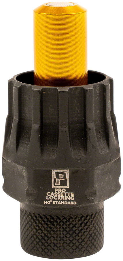 Pedros Pro Cassette Lockring Socket With Pin Fw / Fixed / Cass Tools, Freewheel Remover, Shimano, Sram, SunRace, Chris King, Black, 12 Spline 23.5mm
